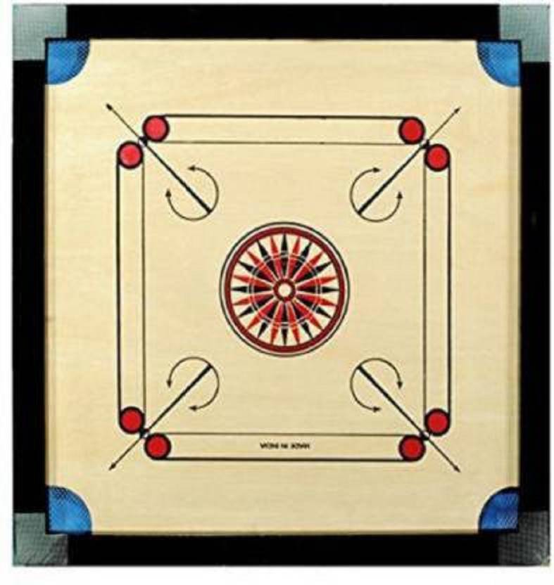 Kmc kidoz 32 Inch Wood Carrom Board 32 inch Carrom Board (Brown) 81.28