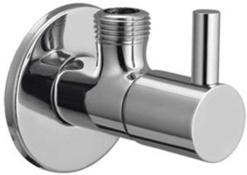 COSVIT Premium quality stainless steel URBO Handle Chrome Plated_set of-1 Angle Cock Faucet(Wall Mount Installation Type)