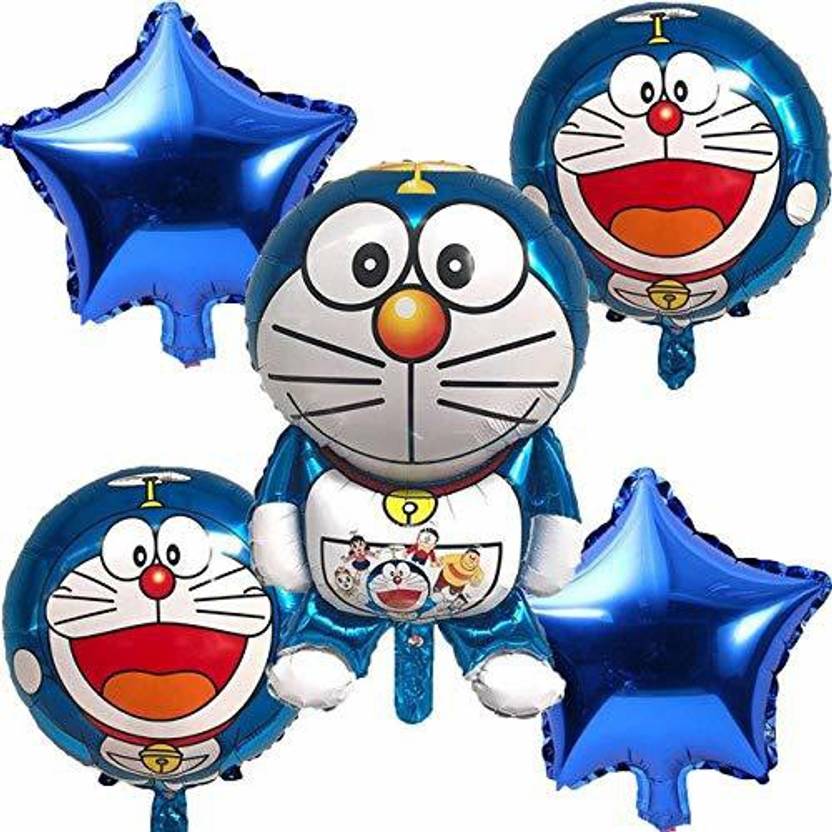 Shopperskart Printed Doraemon Theme Party Foil Balloon
