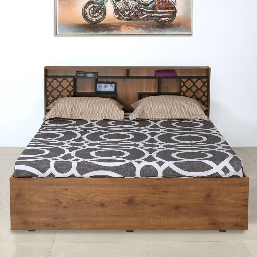 Nilkamal Czar Engineered Wood Queen Box Bed Price in India Buy