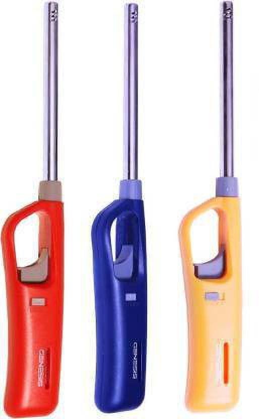 Hexon GAS LIGHTER SET OF 3 Plastic, Steel Gas Lighter Price in India