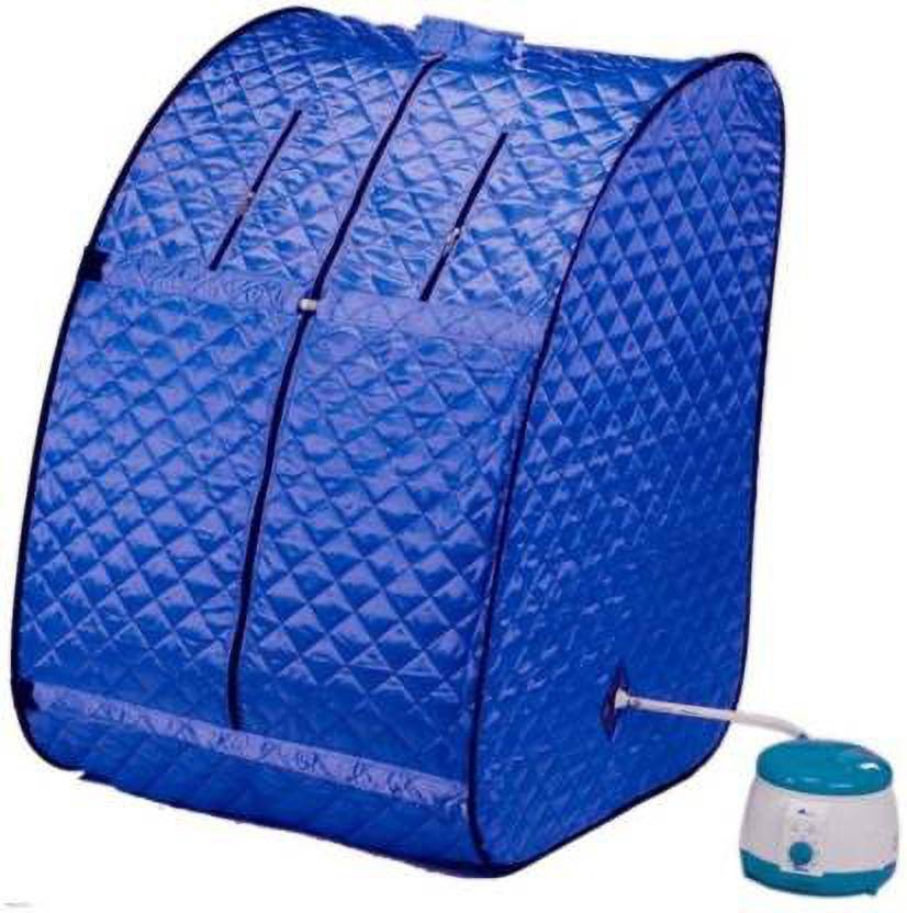 SWIPEKART SKOO9SB Adjustable Portable Steam Sauna Bath (Blue) Color