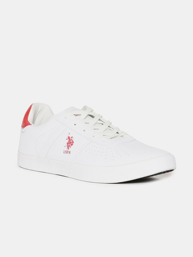 U.S. POLO ASSN. Men Off-White Sneakers 