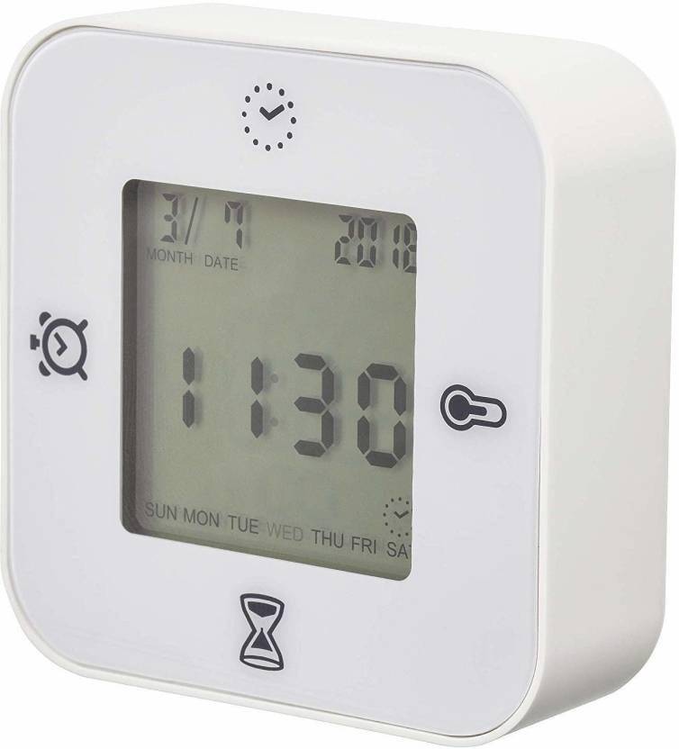 IKEA Digital White Clock Price in India Buy IKEA Digital White Clock