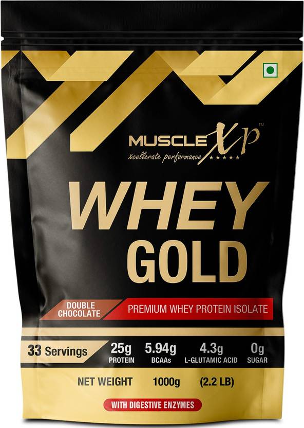 MuscleXP Whey Gold Protein With Digestive Enzymes, Double Chocolate
