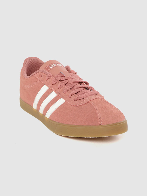 ADIDAS Women Dusky Pink Solid Suede 