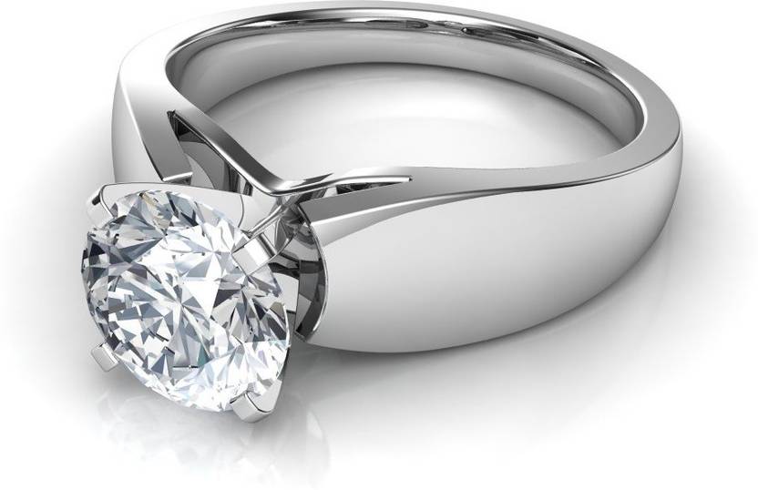 CEYLONMINE American Diamond Stone Finger Ring unheated & Lab ...