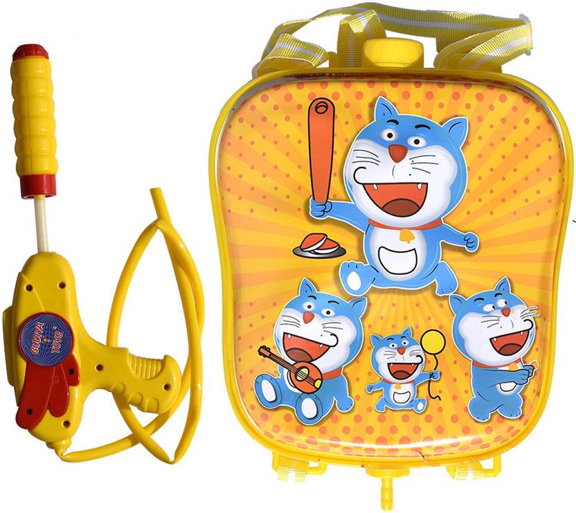 Armet Doraemon Characters Exclusive Water Gun with Storage Medium Tank for Kids/Baby Backpack