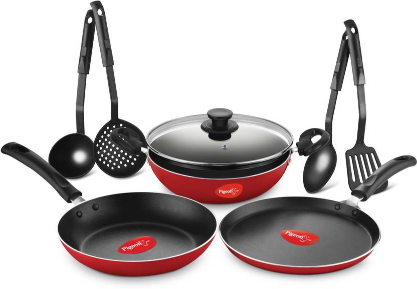 Pigeon Mio Induction Bottom NonStick Coated Cookware Set Price in