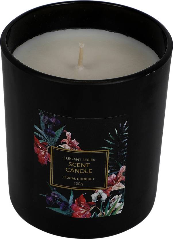 MINISO Elegant Series Scented Candle Floral Bouquet Black Candle Price