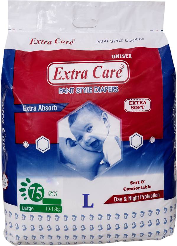 Extra Care Extra Soft Baby Diaper Pants L75Pcs L Buy Extra Care Extra Soft Baby Diaper Pants L75Pcs L Buy