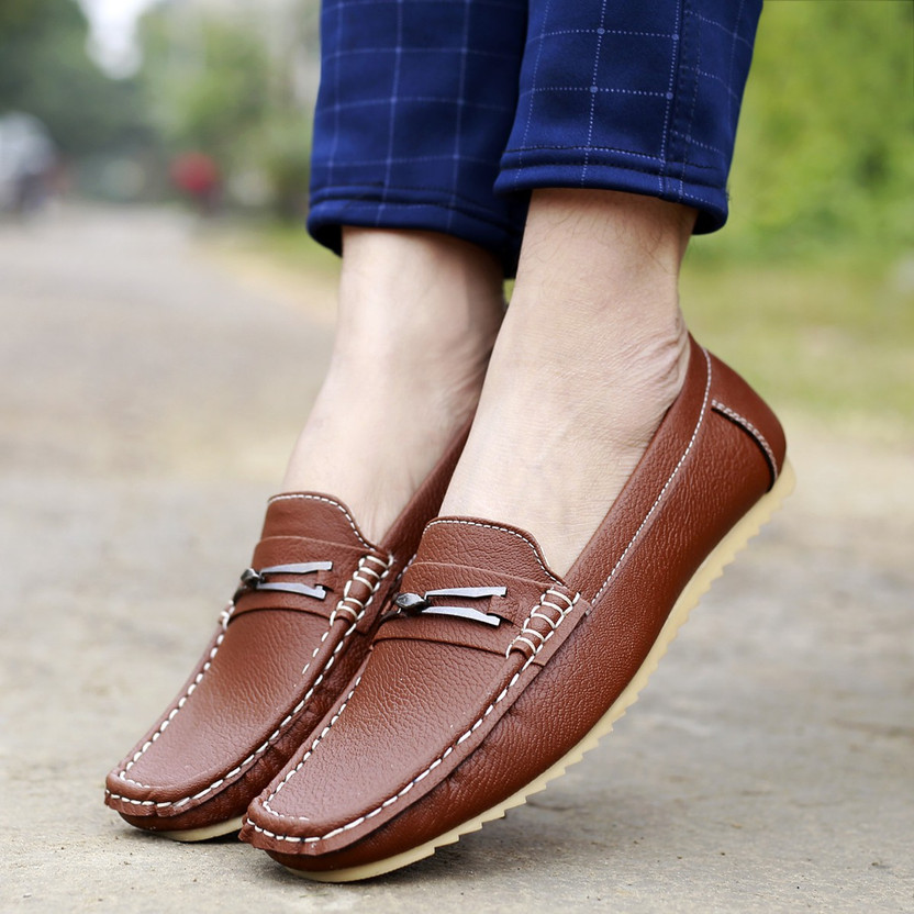Riffway Men's Leather Loafer Shoes for 