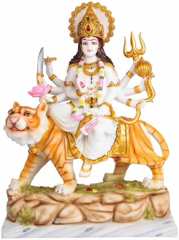 FABZONE Marble Goddess Maa Durga Devi Idol statue ...