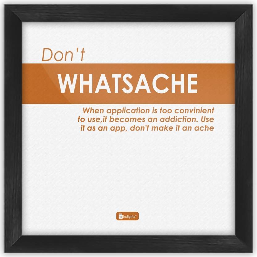 Funny Wall Frames For Home & Office, Quirky Humour Poster With Frame