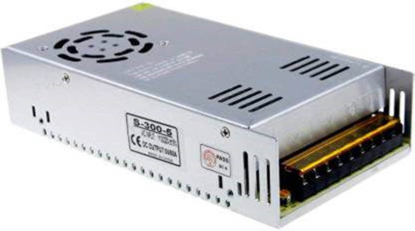 sheetal traders Power Supply Transformer Adapter Converter 300 Watts PSU  (Silver) 360 Watts Computer PSU with 9 SATA Cables(Silver)