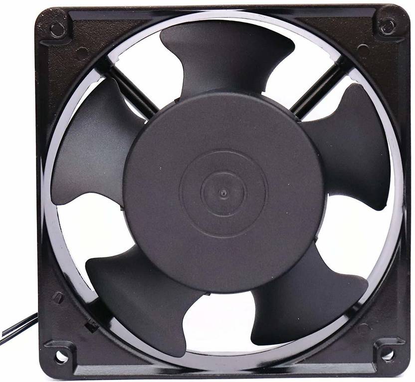 Renque Axial Cooling Blower Exhaust Rotary Fan, Size 4" inches (Black
