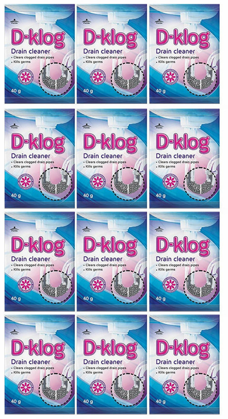 Pidilite Pidilite D_KLOG_DRAIN_CLEANER_6_pcs_set Powder Drain Opener(480 g, Pack of 12) - Flipkart Deal