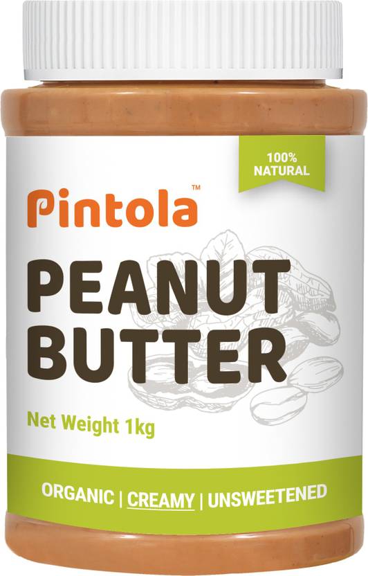 Pintola Organic Peanut Butter (Creamy) 1 kg Price in India Buy