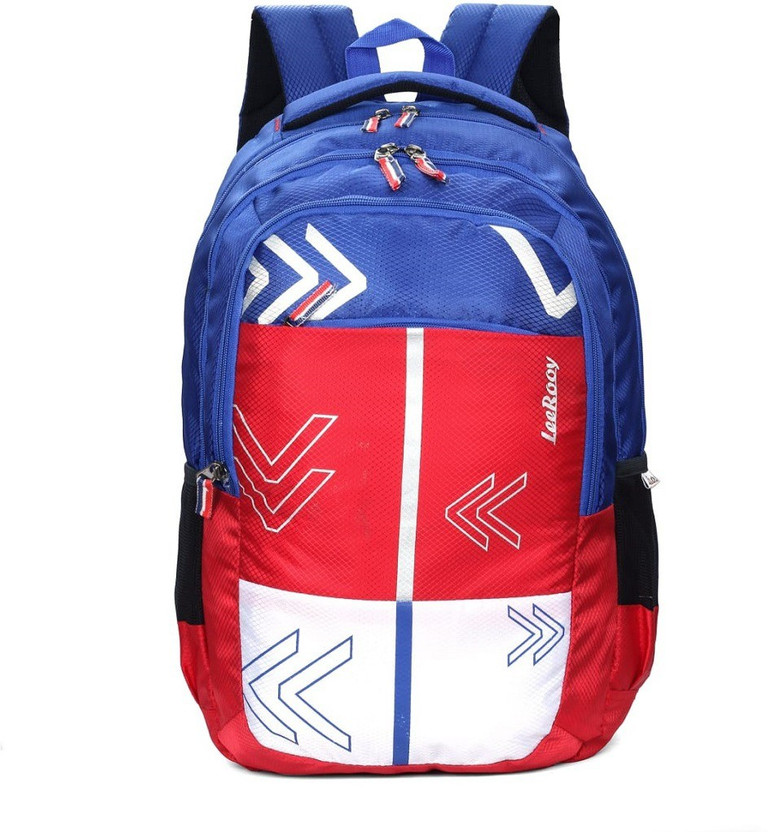 Blue and red backpack clearance