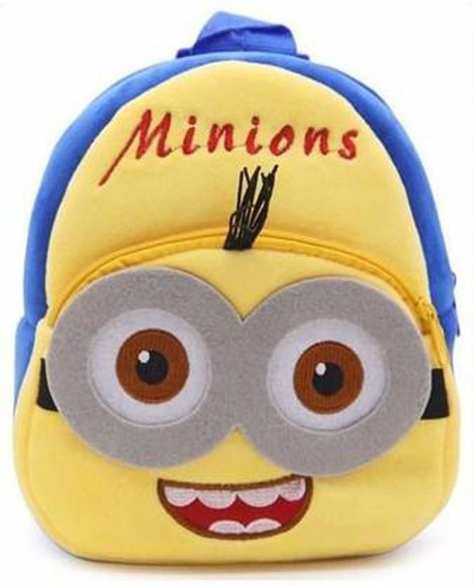 FighterBulls Minions school backpack 14 inch Kids/Velvet/Children/Nursery/Baby
