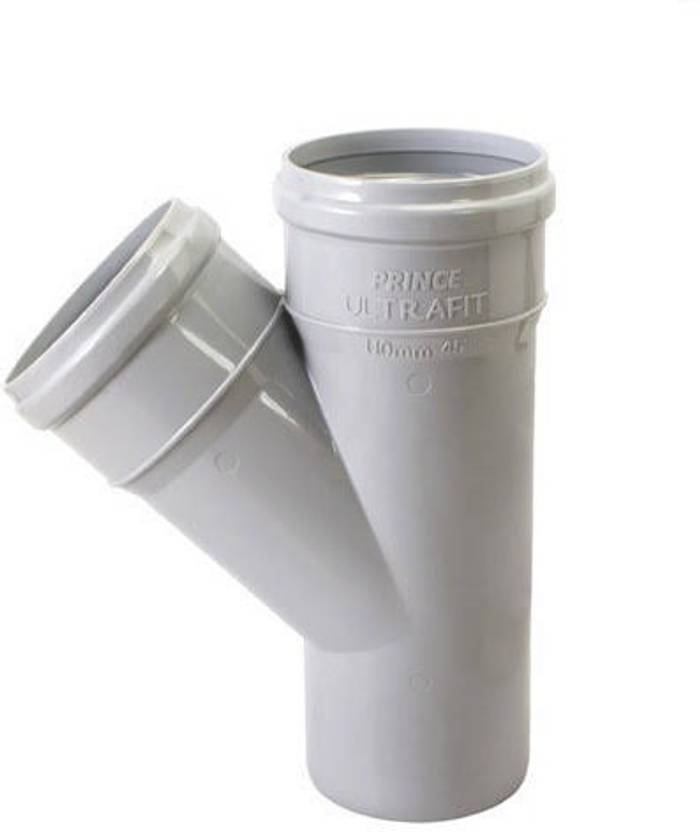 PRINCE SWR Single Y Pipe Fitting Size 110mm 3Way Tee Pipe Joint
