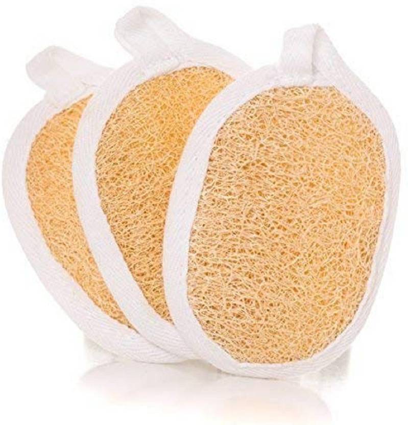 MEANING LORD SHIVA AARNA LIFE STYLE Set Of 3 Natural Loofah For Women orgenic loofah Bath Sponge