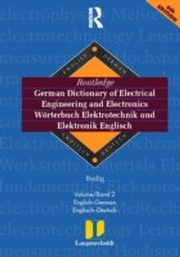 Routledge German Dictionary of Electrical Engineering and Electronics