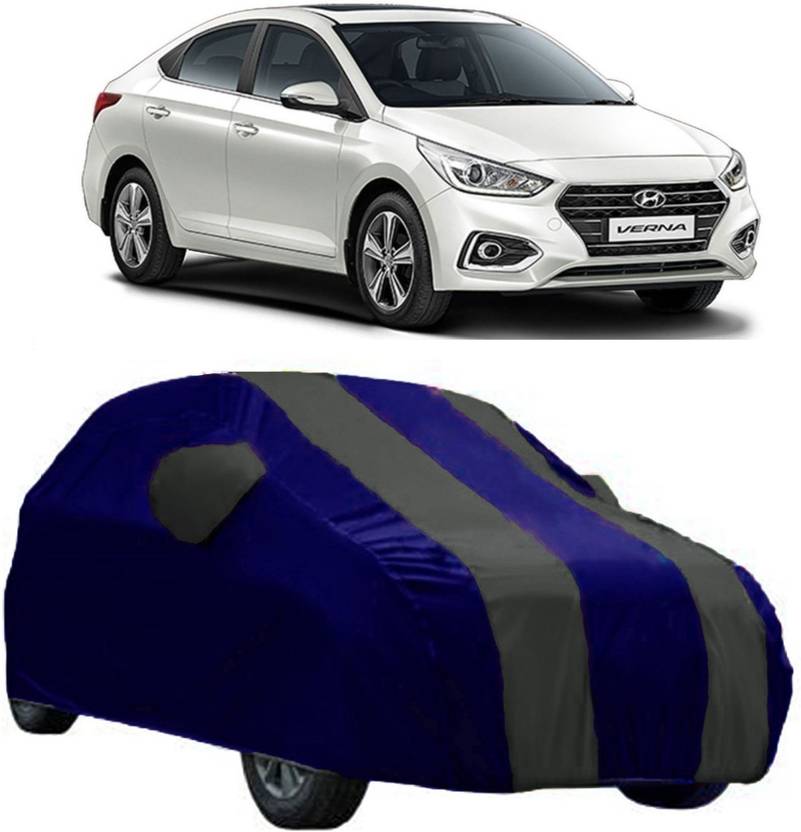 AutoCover Car Cover For Hyundai Verna (With Mirror Pockets) Price in