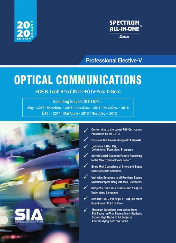 Optical Communications (Professional Elective-V) B.Tech IV-Year II-Sem ...