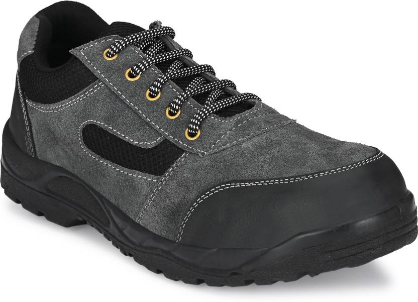 Kavacha Panther Steel Toe Genuine Leather Safety Shoe Price in India