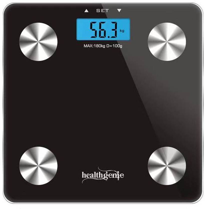 Healthgenie Digital Body Composition Monitor Weighing Scale, Strong & Best Glass Build
