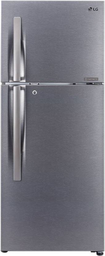 LG 260 L Frost Free Double Door 2 Star Convertible Refrigerator with Convertible Refrigerator  (Dazzle Steel, GL-S292RDSY)