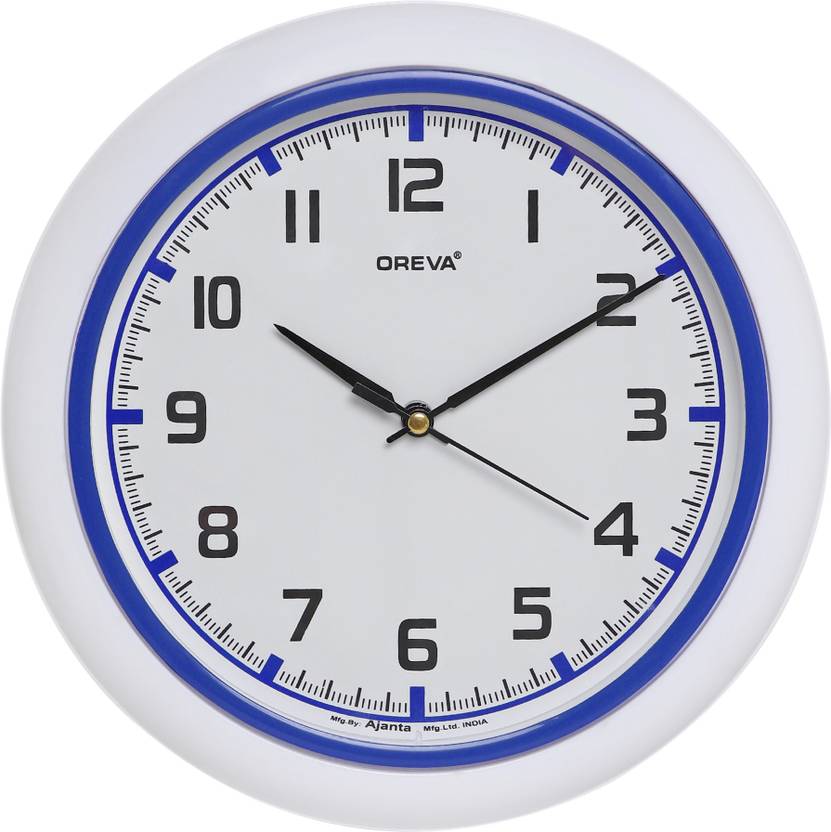 OREVA Analog 25.5 cm X 25.5 cm Wall Clock Price in India Buy OREVA Analog 25.5 cm X 25.5 cm