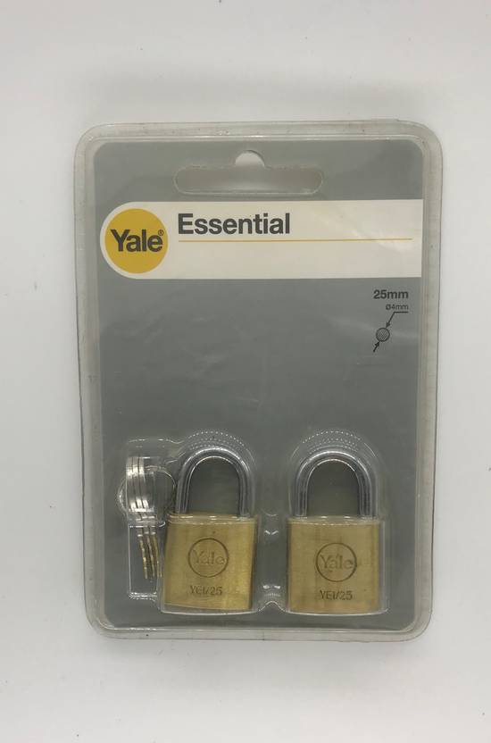 Yale 25 mm Padlock with 3 Master Keys Padlock Buy Yale 25 mm Padlock