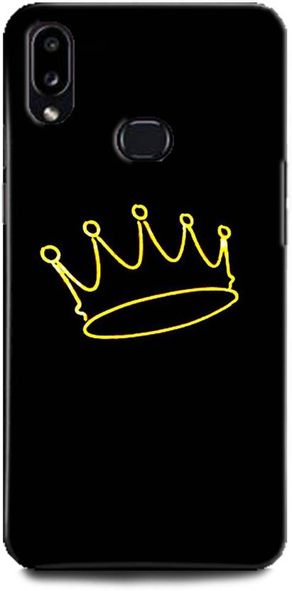 BARMANS Back Cover for Samsung A10s / king and queen, Crown, Black, Gold - BARMANS : Flipkart.com