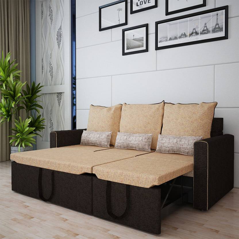 Sofame Ritz Double Solid Wood, Metal Sofa Bed Price in India Buy