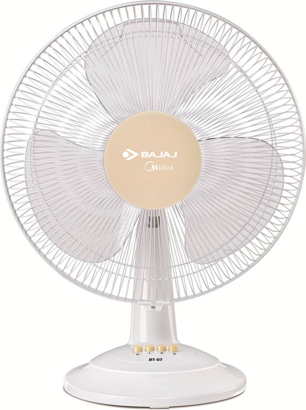 BAJAJ MIDIEA BT07 400MM 400 mm 3 Blade Table Fan Price in India Buy