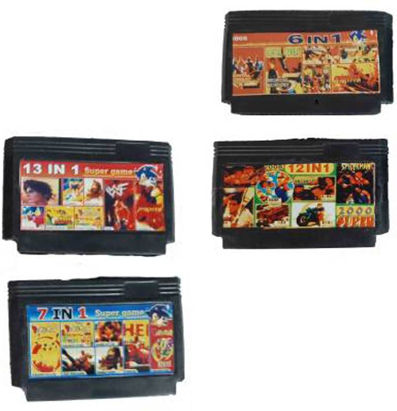 VK MART 8 Bit Tv Video Game Cassette like 13in1,7in1,12in1,6in1