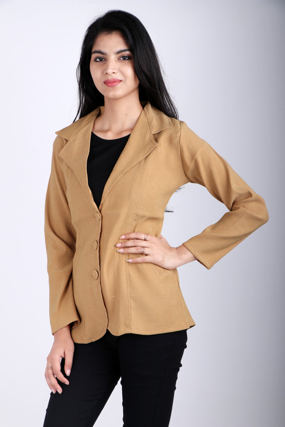 Single Breasted Casual Women Blazer 