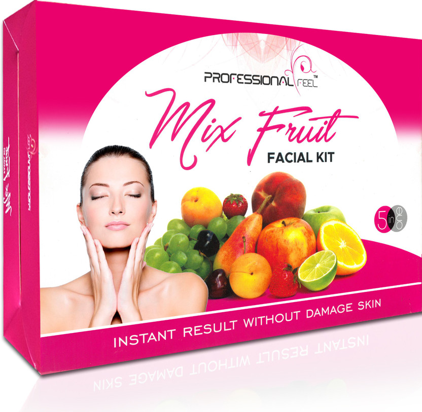 PROFESSIONAL FEEL Herbal Mix Fruit Facial Kit For Women & Men All Type Skin Solution(500 g)