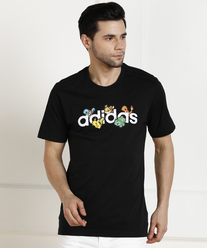 ADIDAS Graphic Print Men Round Neck Black T-Shirt - Buy ADIDAS Graphic  Print Men Round Neck Black T-Shirt Online at Best Prices in India |  Flipkart.com