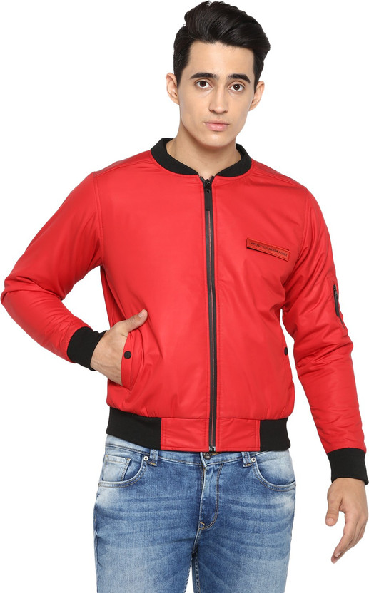 spykar red jacket