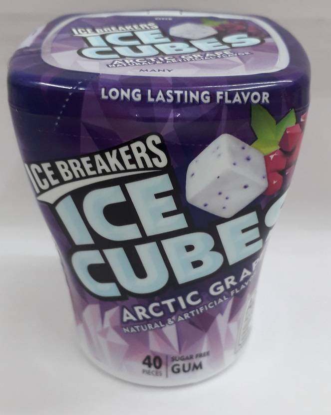 Icebreakers Ice Cube SugarFree Chewing Gum, 40 pieces, Arctic Grape