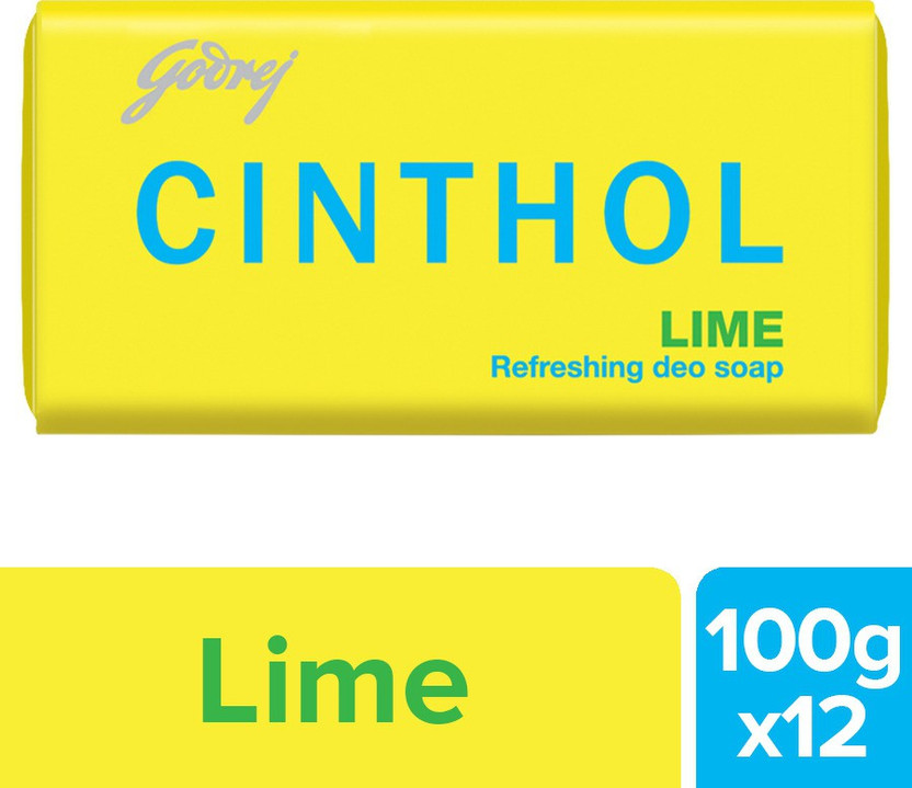 CINTHOL Lime Bath Soap(12 x 100 g)