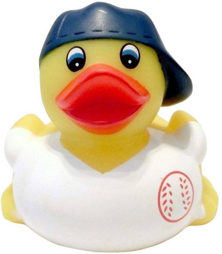 DUCKY CITY 3" Baseball Rubber Duck [Sealed Hole, No Mildew, Floats Up