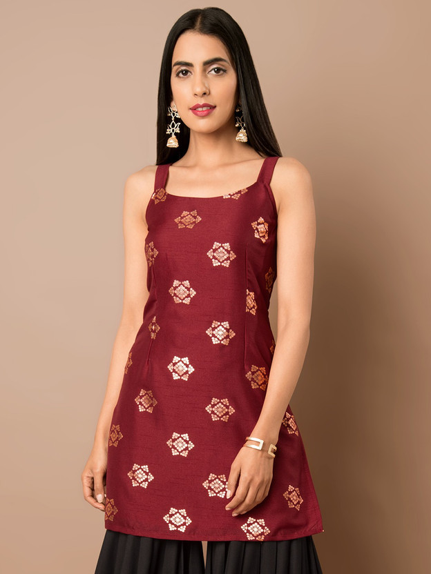strap shoulder kurti