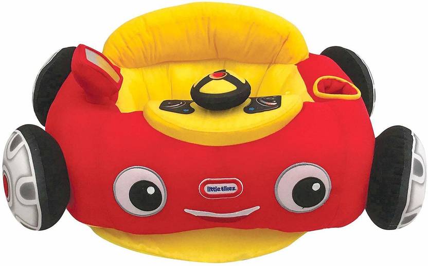 Little Tikes Soft Plush Situp Car with Horn, Cupholder & Side view