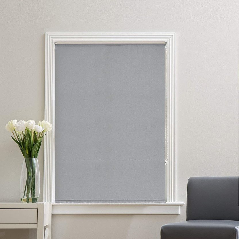 Deco Window Roller Blind Cord Drawn In Window(Polyester, 213 cm x 137.16 cm, (6.99 ft x 4.5 ft))