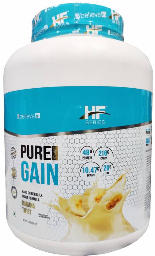 HF Series Pure Gain 6.6 Lbs, Amazing Results Weight Gainers/Mass