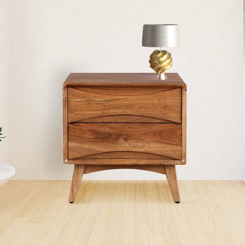 Hometown nordland Solid Wood Bedside Table Price in India Buy